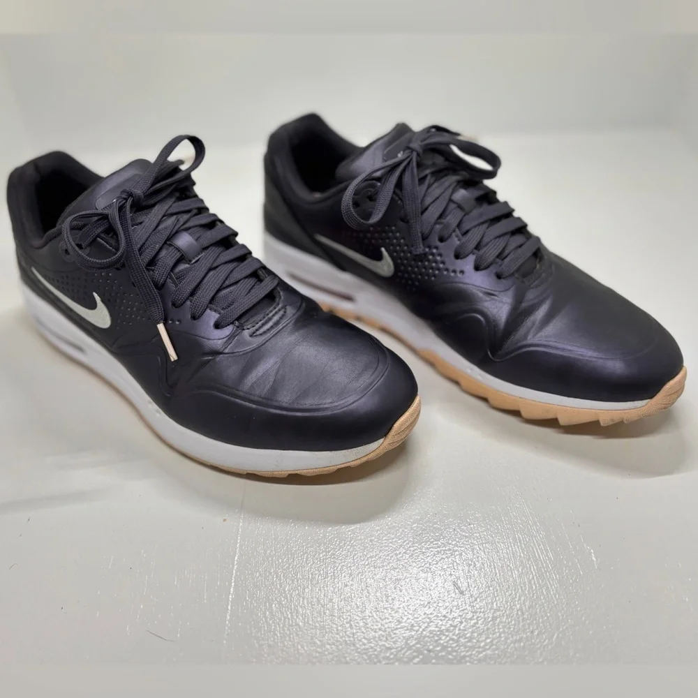 Nike Air Max 1 G Golf Shoes Women’s Size 10 Black White Gum Spikeless AQ0865-003